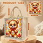 Preview: Diamond Painting Tragtasche Teddybär